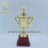 CS-013-8 Bauhinia Flower square Base Middle Trophy 19*10*6.5 Plastic Creative Reward Prize customizable logo Item Picture